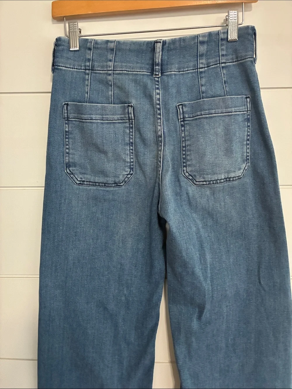 Maeve Colette Wide-Leg Crop Jeans from Anthropologie size 26